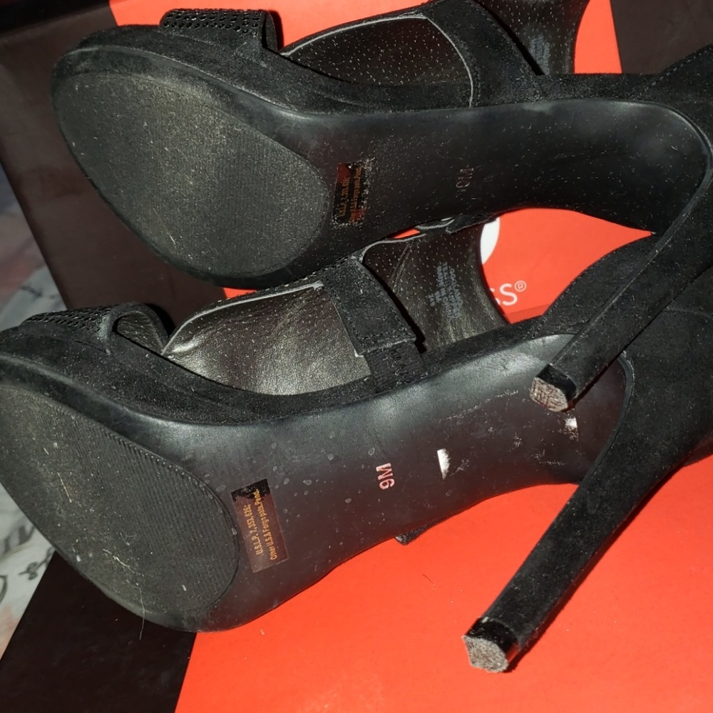 🦋🌹Black Heels Glamo 4 high🌹🦋 - Picture 7 of 8